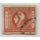 ARGENTINA 1859 GJ 18 ESTAMPILLA DE MUY BUENA CALIDAD, BONITO EJEMPLAR U$ 135